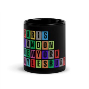 Aylesbury - Black Glossy Mug