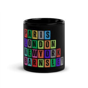 Barnsley - Black Glossy Mug