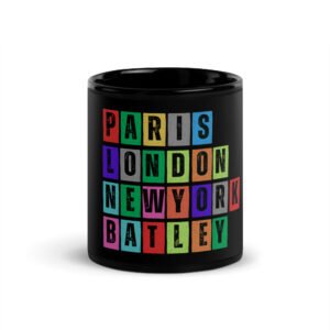 Batley - Black Glossy Mug