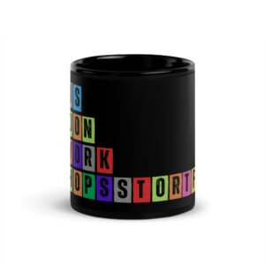 BishopsStortford - Black Glossy Mug