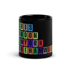 Borehamwood - Black Glossy Mug