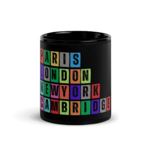 Cambridge - Black Glossy Mug