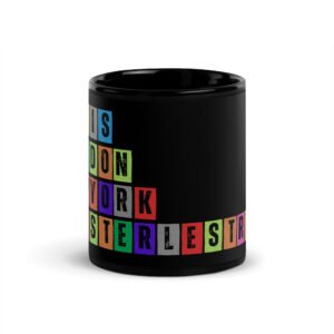 Chester Le Street - Black Glossy Mug