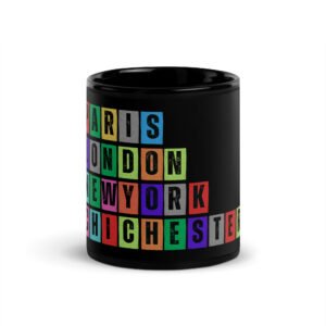 Chichester - Black Glossy Mug