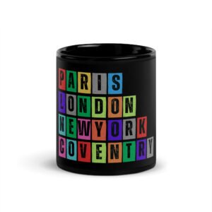 Coventry - Black Glossy Mug