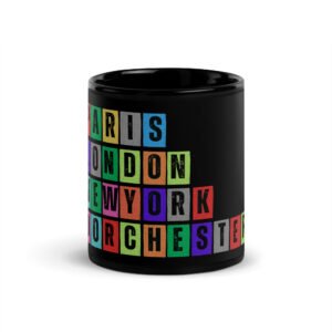 Dorchester - Black Glossy Mug