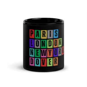 Dover - Black Glossy Mug