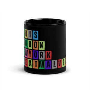 Great Malvern - Black Glossy Mug