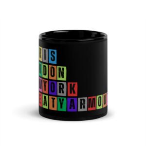 Great Yarmouth - Black Glossy Mug