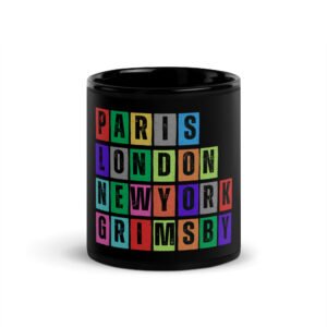 Grimsby - Black Glossy Mug