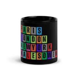 Halesowen - Black Glossy Mug