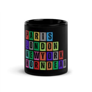 Horndean - Black Glossy Mug