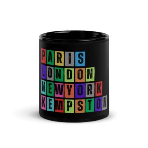 Kempston - Black Glossy Mug