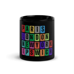Ipswich - Black Glossy Mug