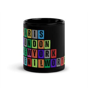 Kenilworth - Black Glossy Mug