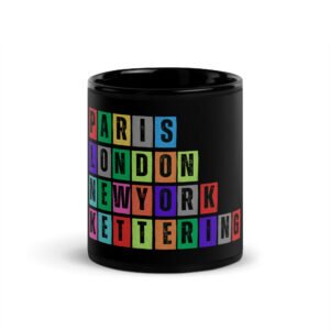 Kettering - Black Glossy Mug