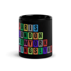 Kings Lynn - Black Glossy Mug
