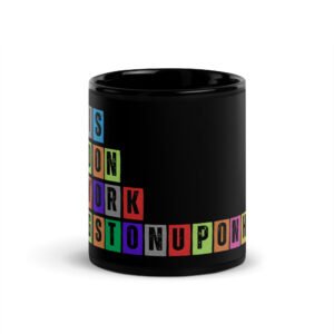Kingston Upon Hull - Black Glossy Mug