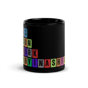 Kirkby In Ashfield - Black Glossy Mug