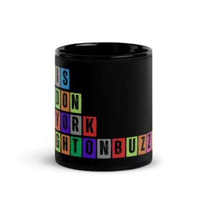 Leighton Buzzard - Black Glossy Mug