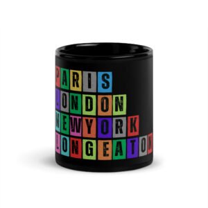 Long Eaton - Black Glossy Mug