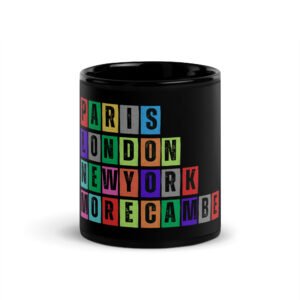 Morecombe - Black Glossy Mug