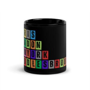 Middlesborough - Black Glossy Mug