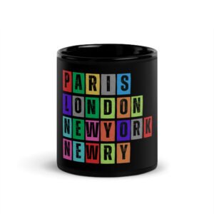 Newry - Black Glossy Mug