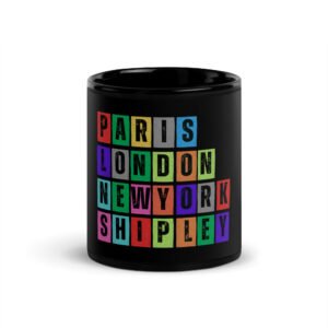 Shipley - Black Glossy Mug