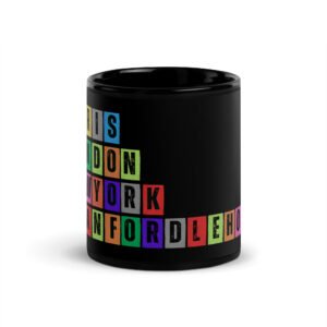 Stanford Le Hope - Black Glossy Mug