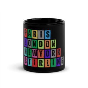 Stirling - Black Glossy Mug