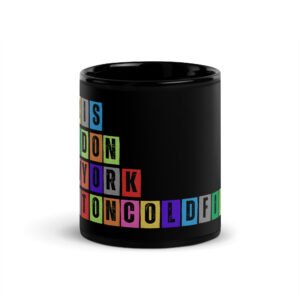 Sutton Coldfield - Black Glossy Mug