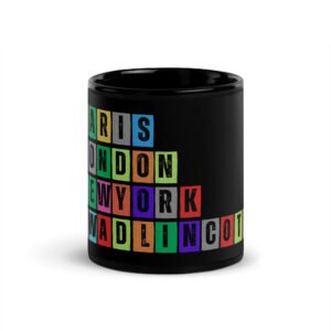 Swadlincote - Black Glossy Mug
