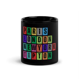 Tipton - Black Glossy Mug