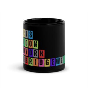 Tunbridge Wells - Black Glossy Mug
