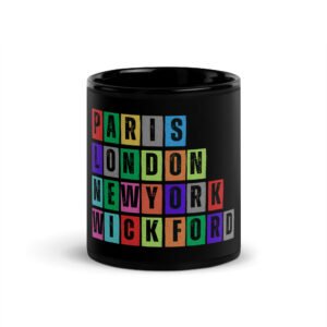 Wickford - Black Glossy Mug