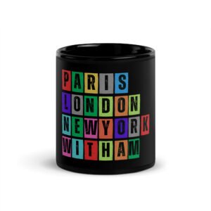 Witham - Black Glossy Mug