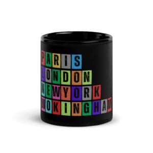 Wokingham - Black Glossy Mug