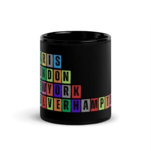 Wolverhampton - Black Glossy Mug
