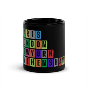 Wythenshawe - Black Glossy Mug