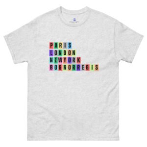 Paris. London, New York, Bognor Regis Unisex Classic Tee Shirt