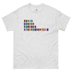 Paris. London, New York, Stockton On Tees Unisex Classic Tee Shirt